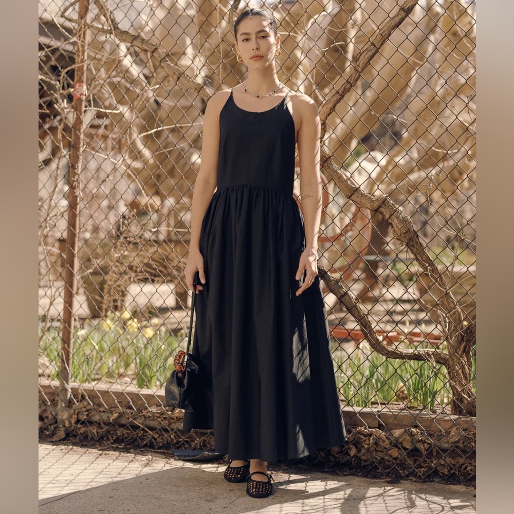 Mute by JL CZ25047 Black Backless Maxi Dress